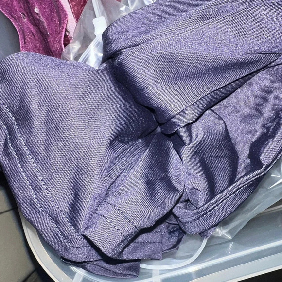 New Navy Blue Knit Figure Flattering Dress - Picture 5 of 5